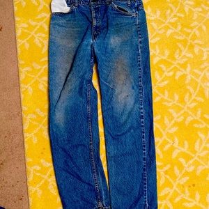 VINTAGE ORANGE TAB MENS LEVIS 38/32